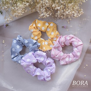 โดนัทมัดผม Polka dot pastel (มี 4 สี) [Bora.accessories🎀]