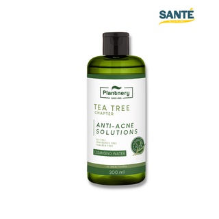 Plantnery Tea Tree First Cleansing Water คลีนซิ่ง จากสารสกัดที ทรี สูตรลดสิว 300 ml.