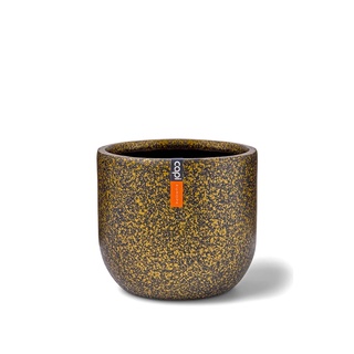 BTZG 133 Planter Ball Terrazzo gold (Size D 17 x H 15 cm) - กระถางต้นไม้ Modern แบรนด์ Capi Europe