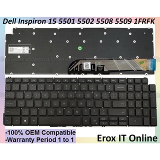 คีย์บอร์ดแล็ปท็อป สําหรับ Dell Inspiron 15 5501 5502 5508 5509 5590 5591 5598 5593 5594 5584 3501 3502 3505 P42E P88F P90F 1FRFK