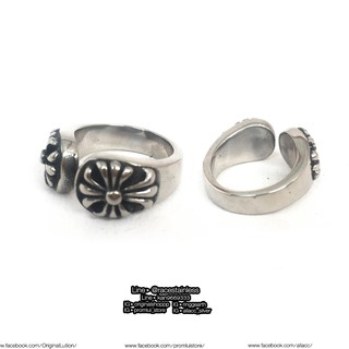 แหวน Groove โครมฮาท chrome hearts สแตนเลสแท้ stainless 316l แหวนผู้ชาย แหวนแฟชั่น แหวนเท่ๆ แหวนสแตนเลส แหวน ring แหวนเลส