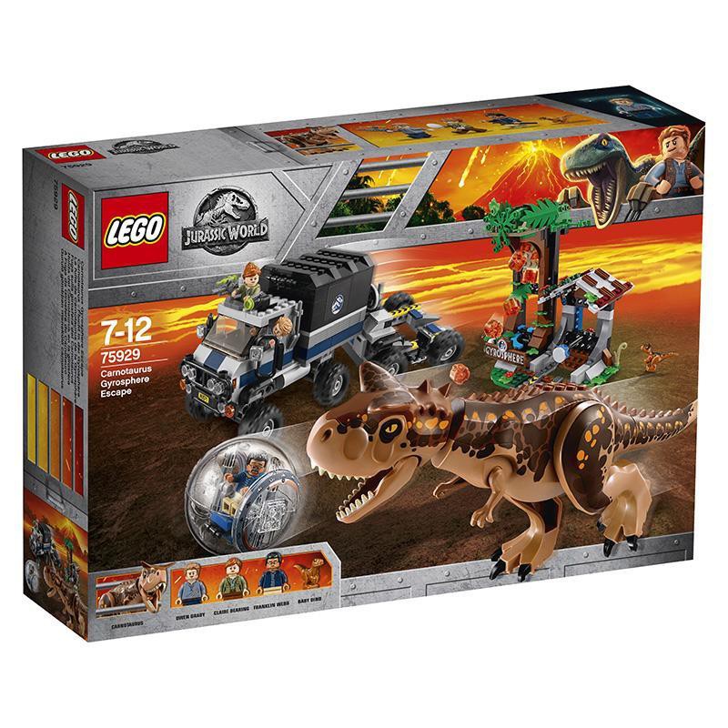 เลโก้ไดโนเสาร์ Lego Jurassic World Park 2 ชุดไดโนเสาร์ 75929 Carnotaurus maneuver cabin escape assem