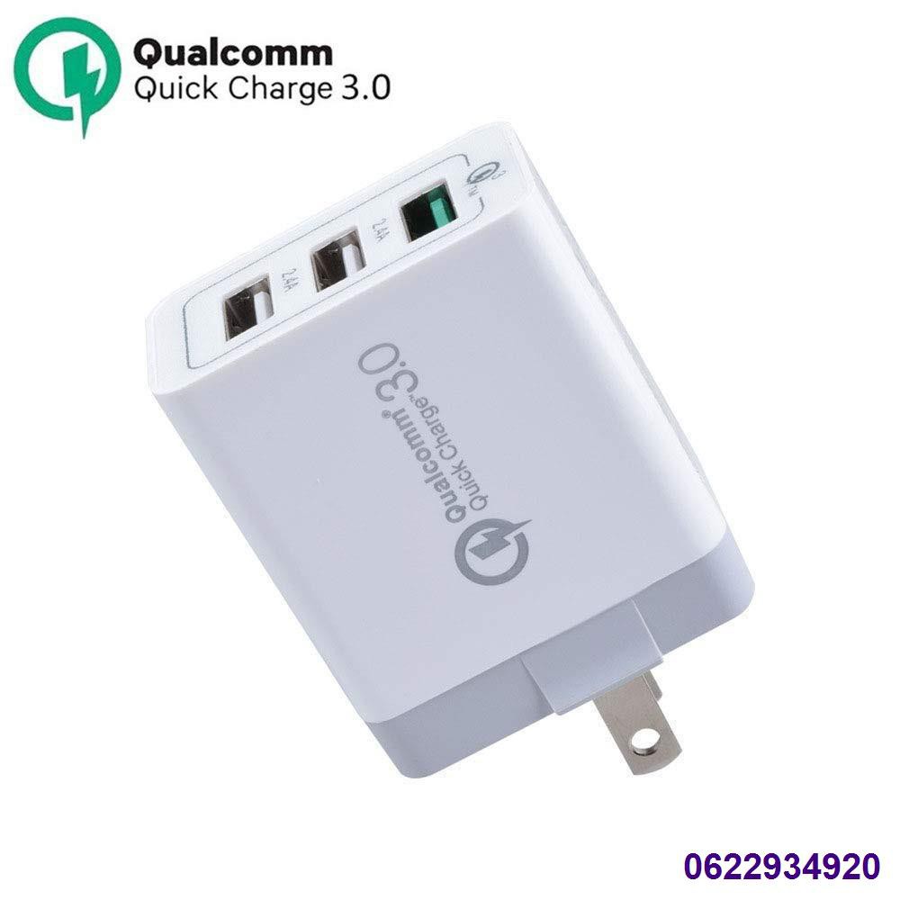 卐หัวชาร์จ QC 3.0 3USB พอร์ท Quick Charger รับประกัน 1 ป