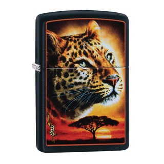 Zippo ไฟแช็กรุ่น 49068 Mazzi Leopard ของแท้ รับประกันตลอดชีวิต นำเข้าและจำหน่ายโดยตัวแทนจำหน่าย