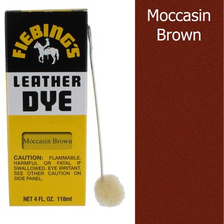 Fiebings Leather Dye สีย้อมหนัง Moccasin Brown