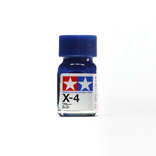 Tamiya Enamel Color 80004 X-4 Blue (Gloss) 45135033 (สี)