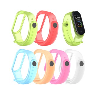 สายนาฬิกาแบบซิลิโคน สำหรับ Xiaomi Mi Band 4