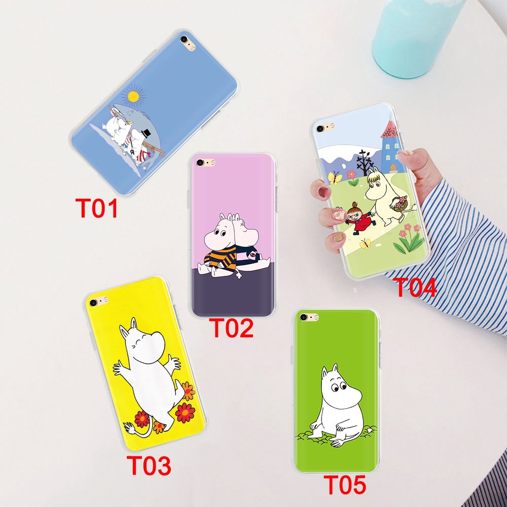 เคสนิ่ม ลายมูมิน 192GT สําหรับ iPhone 15 Plus 14 Pro 13 Max