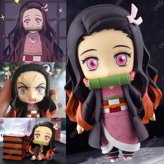 ดาบพิฆาตอสูร เล่ม Nezuko GSC Ver. Demon Slayer เนนโดรอยด์ Cute Demonization PVC Tanjirou Nezuko Anime Kimetsu No Yaiba Figurine Model Toys 10cm Figure BloodBurster