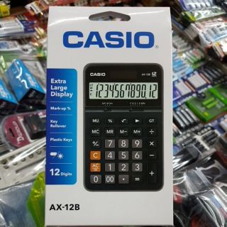 Casio Ax12B เครื่องคิดเลขตั้งโต๊ะ 12หลัก ของแท้