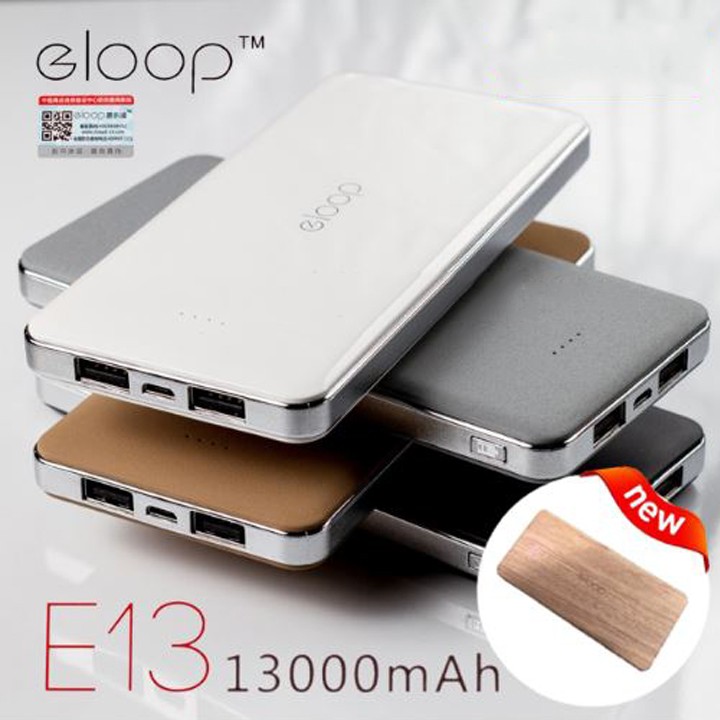 ELOOP E13 แบตสำรองมือถือ 13000 mAh แท้ 100%