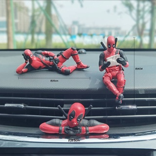 Car Avengers Deadpool Vehicle Mounted Doll Hand-Made Model Creative Dashboard Interior Decorations Decoration Ornaments car accessories hZ45