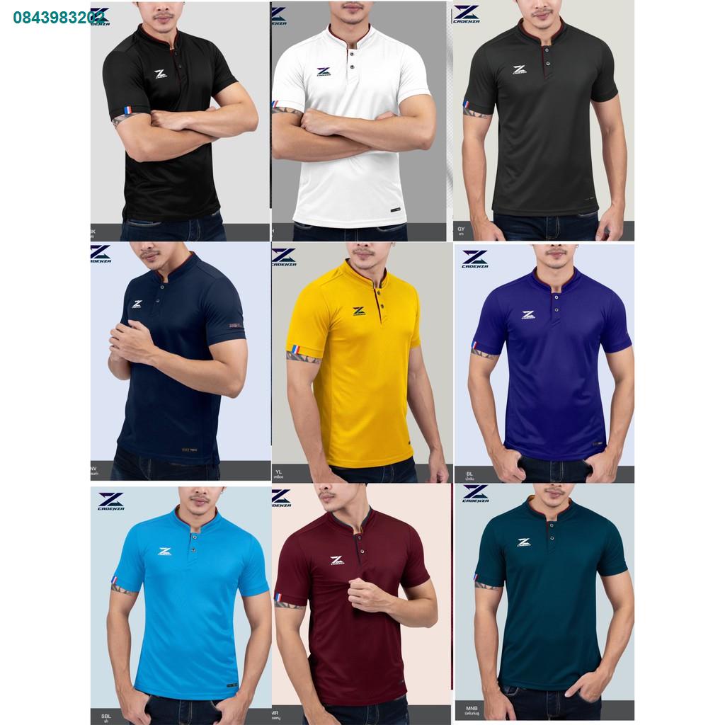 FGT5878☃✆เสื้อโปโลผู้ชายคอจีนไซส์-S- 2XL-F Cadenza CDL-5 รุ่นใหม่มี9สีลิ้งนี้มีเหลือง,ฟ้า,แดงเลือดนก
