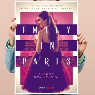 Emily in Paris Poster SS1 -  โปสเตอร์ เอมิลี่ในปารีส ซีซั่น1