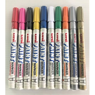 ปากกาสีน้ำมัน Uni Paint marker PX-21 หลากสี ยกกล่อง