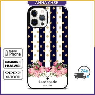 เคสโทรศัพท์มือถือ กันกระแทก ลาย Kate Spade 46 สําหรับ Apple iPhone 12 Pro Max 11 Pro Max Xs Max 8 7 6 Plus Samsung Galaxy Note 10 9 8 S20 Plus S21 Ultra