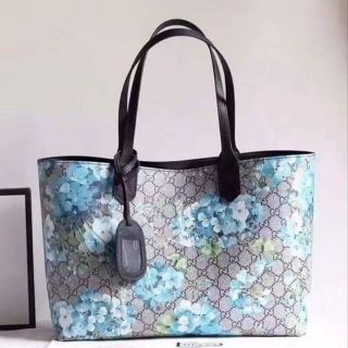 กระเป๋า floral Shopping Bag หนังแท้ใช้ได้ 2 ด้าน