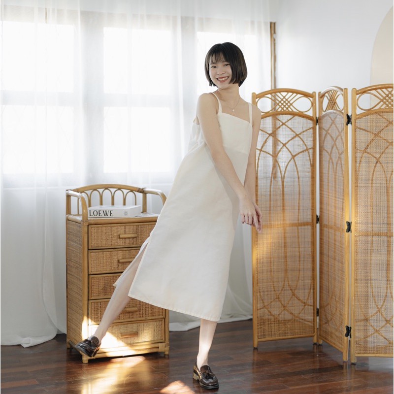 anshin.official (journey collection - cream) เดรสมินิมอล