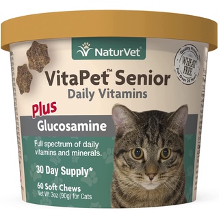 VitaPet Senior Cat วิตามินรวมแมว อายุ 5 ปีขึ้นไป บำรุงทุกส่วน ผลิตอเมริกา