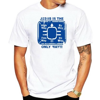 เสื้อยืดผ้าฝ้ายพิมพ์ลายขายดี เสื้อยืดแขนสั้น พิมพ์ลาย Jesus Is The Only Way แฟชั่นฤดูร้อน สําหรับผู้ชาย 2022