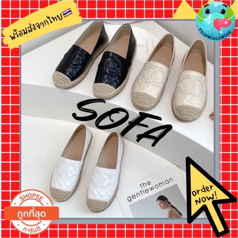 พร้อมส่ง รองเท้าหนังแฟชั่นสไตล์เกาหลี รุ่น Sofa OC พร้อมส่ง ในไทย Size36-40 แนะนำ+1size