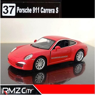 รถโมเดล รถเหล็ก die cast RMZ CITY รุ่น Porsche 911 Carrera S