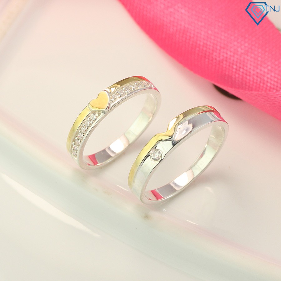 แหวนคู่รักรักสลักชื่อหัวใจ ND0436 TNJ Jewelry