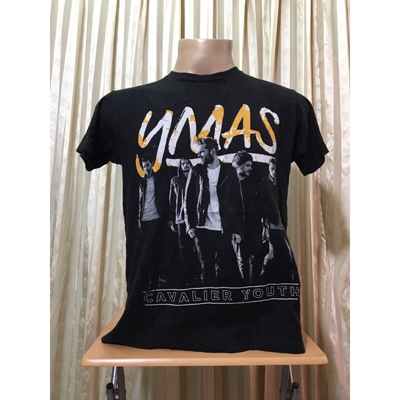เสื้อวง YOU ME AT SIX CAVALIER YOUTH TOUR Size M มือ2