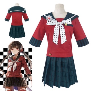 Maki Harukawa Danganronpa ชุดยูนิฟอร์มคอสเพลย์ ชุดเสื้อแจ็กเก็ต กระโปรง