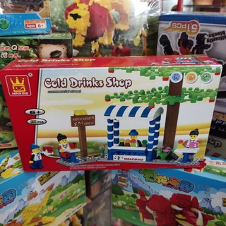 เลโก้ ร้านขายน้ำ Lego Cold Drinks Shop No.26143 ของเล่น ฝึกทักษะ สมาธิ จินตนาการ ต่อง่าย มีคู่มือให้