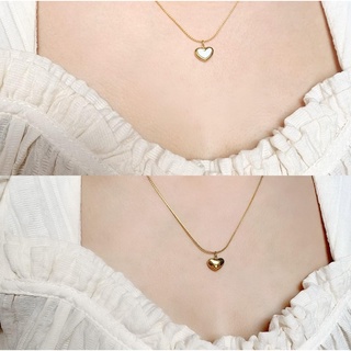 พร้อมส่ง✨mini heart necklace 18k🤍