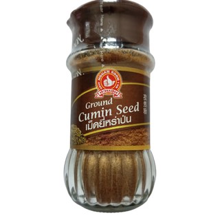 ตรามือที่1 เม็ดยี่หร่าป่น Ground Cumin Seed 45g.เครื่องปรุง ผงปรุงรส สมุนไพร เครื่องเทศ