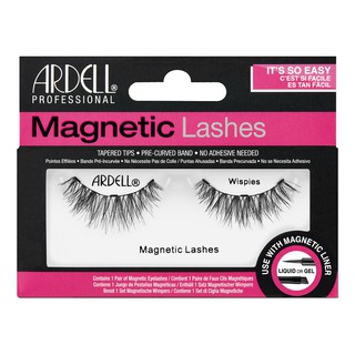 ของแท้! Ardell ขนตาแม่เหล็ก สายฝอ รุ่นวิสพีส์ (Magnetic Lash - Wispies Black) - 1 คู่