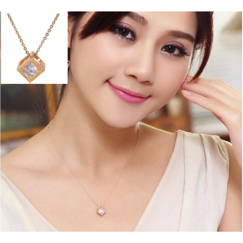 BBY สร้อยคอโซ่ผู้หญิง "KUBUS" สร้อยคอแฟชั่นผู้หญิงเกาหลีโลหะผสมอุปกรณ์เสริมของผู้หญิง