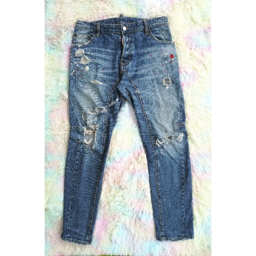 ขายกางเกง​ยีนส์​dsquared2มือสอง