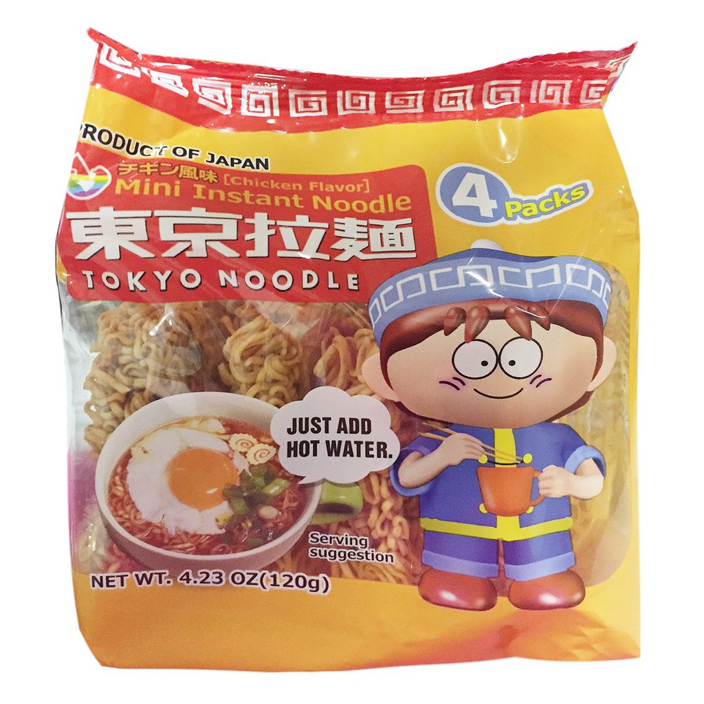 TOKYO MINI INSTANT NOODLE-MILD CURRY (4EA)120G