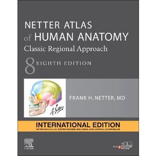 Netter Atlas of Human Anatomy: Classic Regional Approach, 8ed - IE - ISBN : 9780323793742