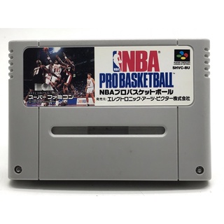 ตลับแท้ [SFC] [0101] NBA Professional Basketball (Japan) (SHVC-BU) (SHVC-NB) Super Famicom