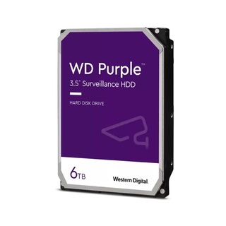 WD HDWD 6TB PURPLE AV DRIVE Model : WD63PURZ-3YEAR HARDDISK VIDEO 24/7