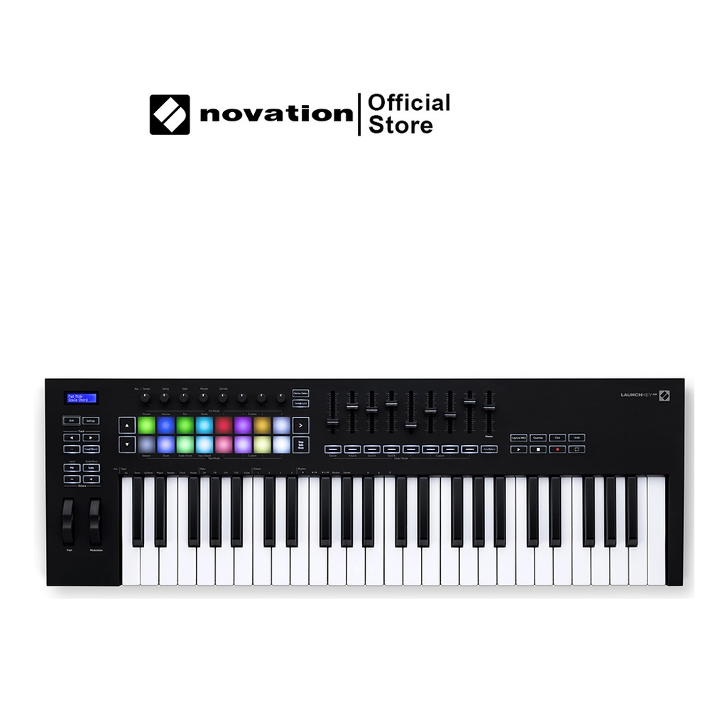 Novation Launchkey 49 MK3 มิดี้คีย์บอร์ดใบ้ คีย์บอร์ดไฟฟ้า 49 Key แบบ USB Midi Keyboard Controller