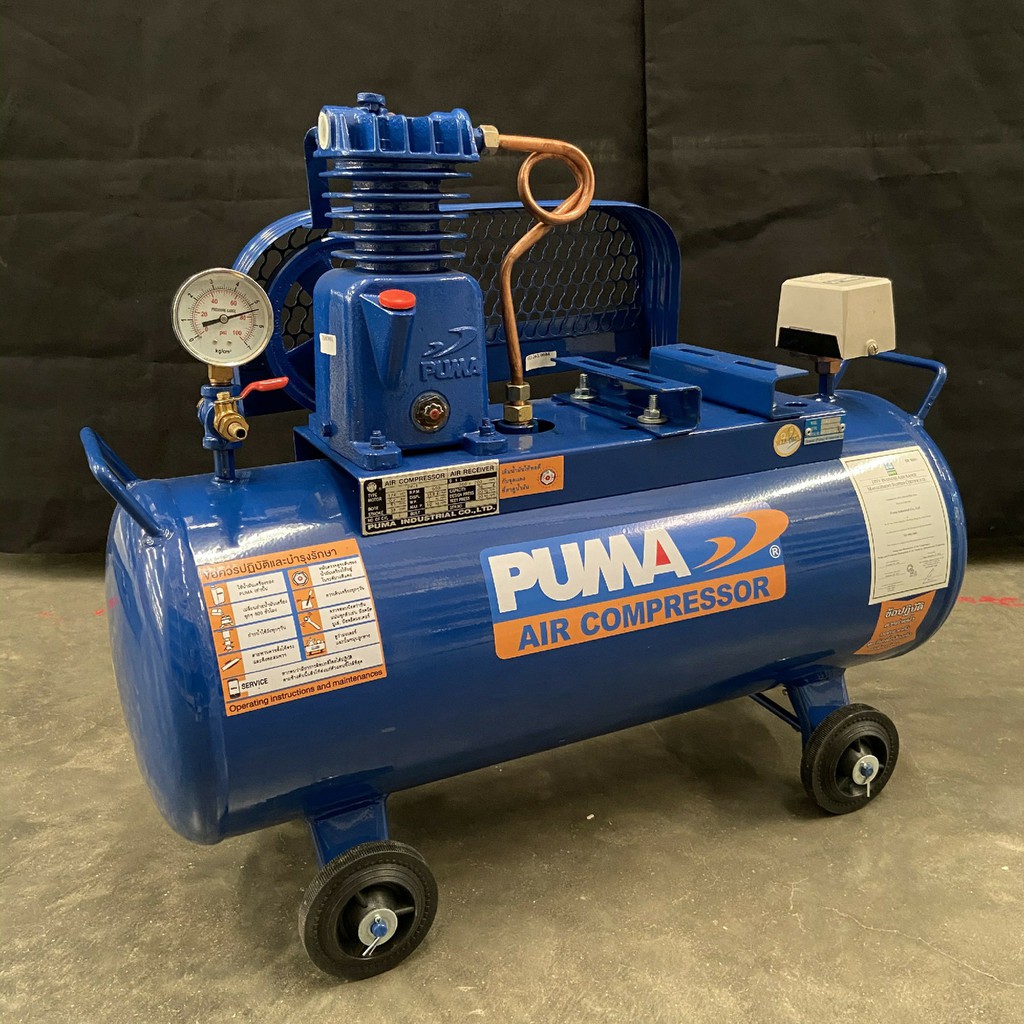 ปั๊มลม PUMA [ส่งฟรี] ขนาดถัง 36 ลิตร รุ่น PP-1P 1/4 แรงม้า - Main Image