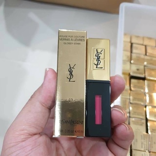 ลิปสติก YSL glossy stain 6ml #49  Fuchsia filtre