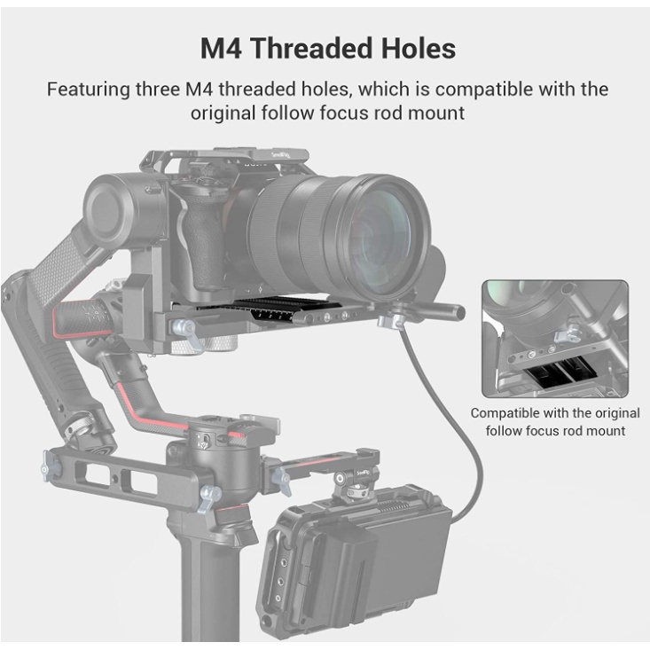 SMALLRIG อุปกรณ์ แผ่นปลด ขนาดเล็ก สําหรับ Dji Rs 2/RSC 2/Ronin-S/RS 3 / RS3 Pro Gimbal 3158