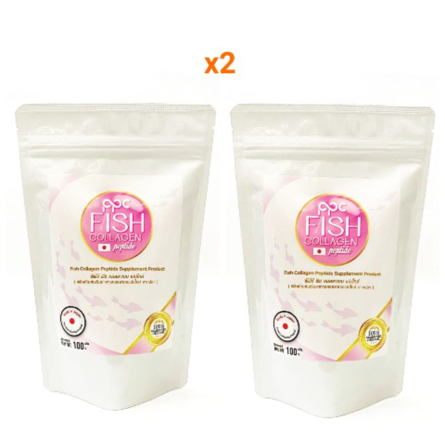 PPC FISH COLLAGEN PEPTIDE  (2ซอง) คอลลาเจนผงนำเข้าจากญี่ปุ่น🇯🇵🇯🇵..มีอย.  #มีช้อนตรวงแถมทุกซองนะคะ