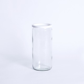 WECK – CYLINDER JAR 1040 ML W/PM ขวดแก้ว ฝาพลาสติก (WE-908LM)