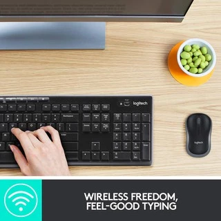 ⚡️คีย์บอร์ดและเมาส์ไร้สาย⚡️ LOGITECH MK270R Wireless Combo Mouse + Keyboard (คีย์ไทย-อังกฤษ) ประกัน 3 ปี