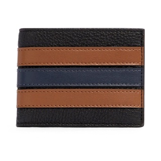 กระเป๋าสตางค์ Coach SLIM BILLFOLD WALLET WITH VARSITY STRIPE