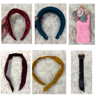 คาดผม สายรัดข้อมือ สภาพดี มือ 1-2 (ราคา 20-89 บาท)