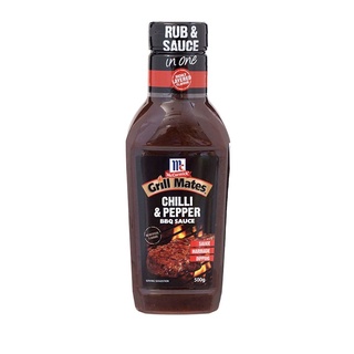 Mccormick Chilli and Pepper BBQ Sauce 500g แมคคอร์มิค ชิลีเปเปอร์ บาร์บีคิว ซอส