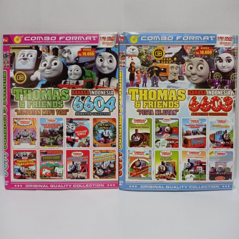 Dvd CASSETTE คอลเลกชันที่สมบูรณ์ของ THOMAS & FRIENDS CHILDREN 6604